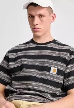 Футболка с принтом DODSON POCKET Carhartt WIP, черный