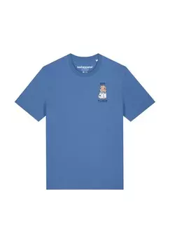 Футболка с принтом DOGTOR watapparel, светло-голубой