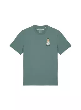 Футболка с принтом DOGTOR watapparel, темно-зеленый