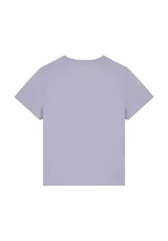 Футболка с принтом DON T HURT YOURSELF watapparel, фиолетовый