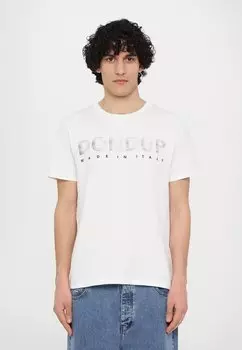 Футболка с принтом Dondup, белый