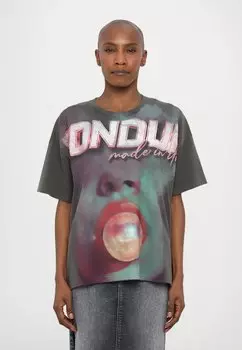 Футболка с принтом Dondup, серый