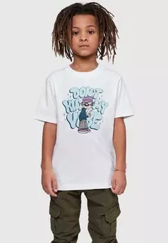 Футболка с принтом DONT KILL MY VIBE Mister Tee, цвет white