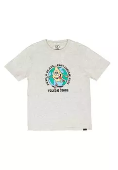 Футболка с принтом DONTCONTAMINATE SST Volcom, бежевый