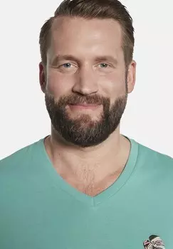 Футболка с принтом DOPPELPACK EARL RHODIN Charles Colby, сиреневый