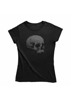 Футболка с принтом DOTTED SKULL Mamino, цвет schwarz