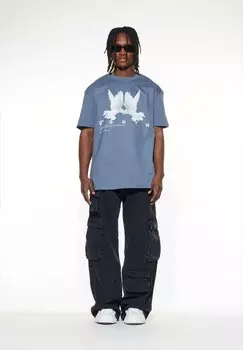Футболка с принтом DOVE Lost Youth, vintageblue