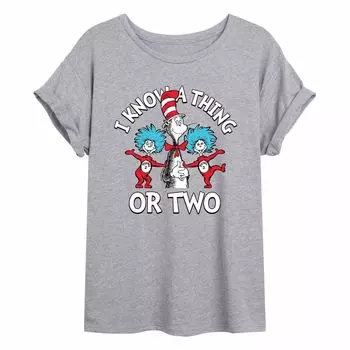 Футболка с принтом Dr. Seuss Thing или Two для юниоров Licensed Character