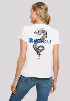 Футболка с принтом DRACHE F4NT4STIC, белый