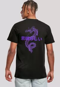 Футболка с принтом DRACHE JAPAN F4NT4STIC, черный
