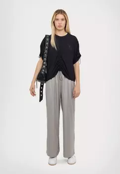 Футболка с принтом DRAWSTRING TEE 7 DAYS Active, черный