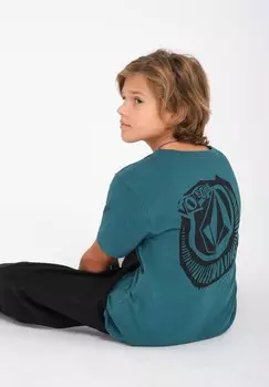 Футболка с принтом DRIFT OUT Volcom, зеленый