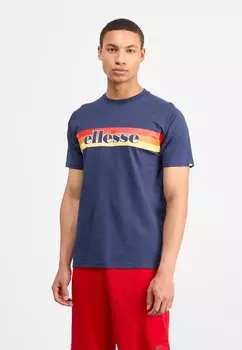 Футболка с принтом Driletto Tee Ellesse, темно-синяя
