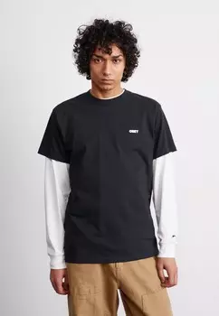 Футболка с принтом DRINK CRUDE OIL CUP Obey Clothing, черный