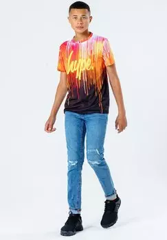 Футболка с принтом DRIP Hype, цвет orange