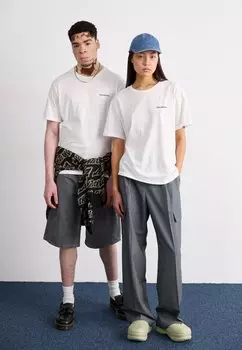 Футболка с принтом DROPPIN TEE UNISEX Salomon, белый