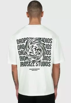 Футболка с принтом Dropsize, белый