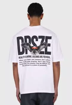 Футболка с принтом Dropsize, белый