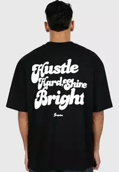 Футболка с принтом Dropsize, черный