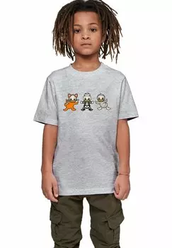 Футболка с принтом DUCK TALES ABSOLUTE CULT, цвет heather grey