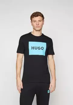 Футболка с принтом DULIVE HUGO, цвет black