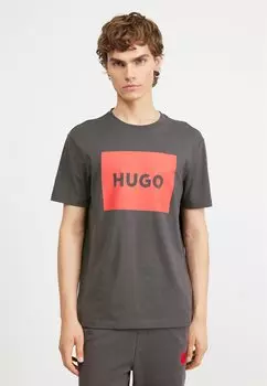 Футболка с принтом Dulive HUGO, цвет dark grey