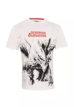 Футболка с принтом DUNGEONS AND DRAGONS Henry Tiger, кремовый