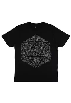 Футболка с принтом DUNGEONS & DRAGONS CELESTIAL Henry Tiger, черный