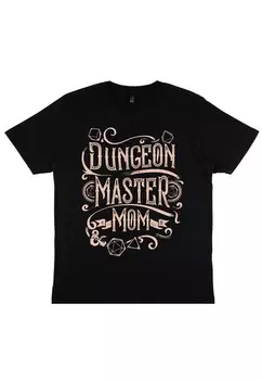 Футболка с принтом DUNGEONS & DRAGONS DUNGEON MOM Henry Tiger, черный