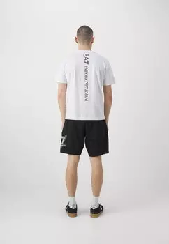 Футболка с принтом EA7 Emporio Armani, bianco