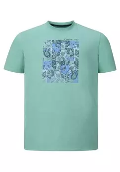 Футболка с принтом EARL CHALMERS Charles Colby, зеленый