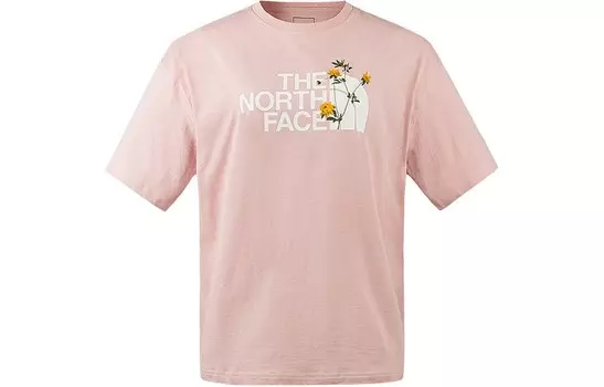 Футболка с принтом «Earth Printing», женская, цвет «Mist Pink» The North Face