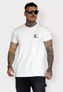 Футболка с принтом EC LOGO ESTEEM, цвет white
