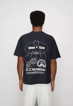 Футболка с принтом ECO SYSTEM BDG Urban Outfitters, черный