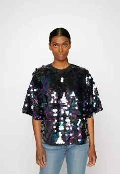 Футболка с принтом edc by Esprit, черный