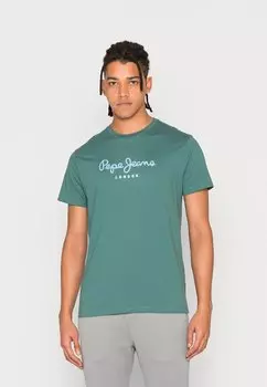 Футболка с принтом Eggo Pepe Jeans, цвет myrtle green