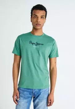 Футболка с принтом EGGO Pepe Jeans, цвет jungle green