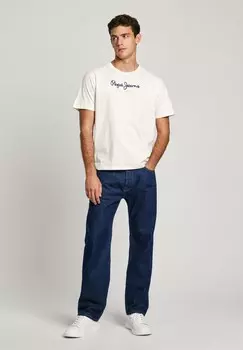 Футболка с принтом EGGO Pepe Jeans, молочный