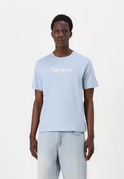 Футболка с принтом EGGO Pepe Jeans, синий