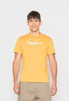 Футболка с принтом EGGO Pepe Jeans, желтый