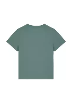 Футболка с принтом EIN FESCHER HUND watapparel, темно-зеленый