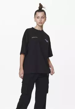 Футболка с принтом EIRA OVERSIZED TEE Pegador, цвет black