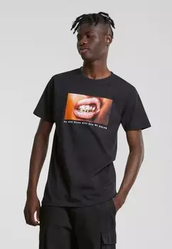 Футболка с принтом EL ORO Mister Tee, черный