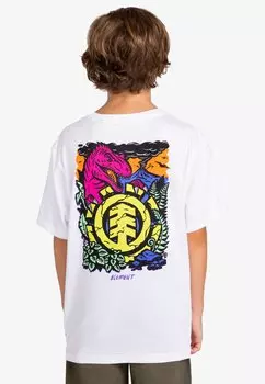 Футболка с принтом Element, цвет off white