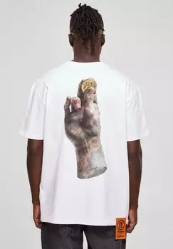 Футболка с принтом EMBLEM HEAVY Forgotten Faces, белый