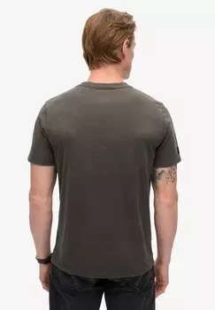 Футболка с принтом EMBOSSED LOGO GRAPHIC Superdry, антрацит