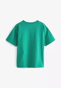 Футболка с принтом Embroidered Next, зеленый