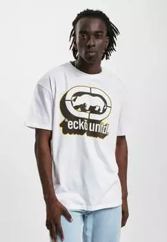 Футболка с принтом EMMA ecko unltd., белый