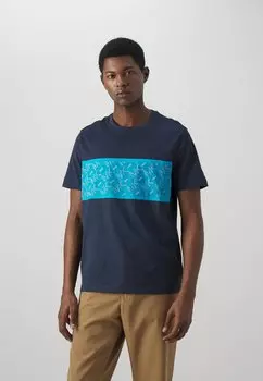 Футболка с принтом EMPIRE STRIPE TEE Michael Kors, черный