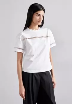Футболка с принтом Emporio Armani, белый
